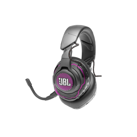JBL Quantum ONE - Black - USB Wired Over-Ear Professional PC Gaming Headset with Head-Tracking Enhanced QuantumSPHERE 360 - Detailshot 3 image number null
